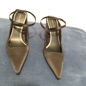 Zara satin heels size 8.5